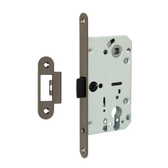  Межкомнатный механизм под цилиндр VЕTTORE 410 C-S BLACK NI (Никель)