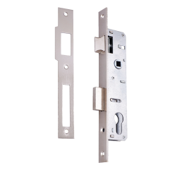 Замок врезной узкопрофильный под цилиндр VETTORE 192P-35 CP (Хром) Замок врезной узкопрофильный под цилиндр VETTORE 192P-35 CP (Хром)