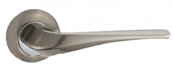 Ручка на раздельном основании VЕTTORE R07.135 SN/CP (Сатин/Хром)		