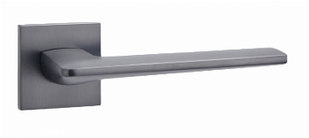 Ручка цинковая на тонком квадратном основании ABRISS R50.177 GR (Графит)