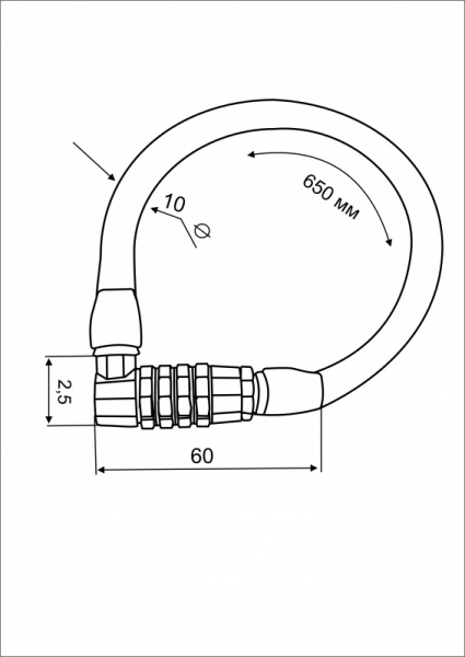 кодовый велозамок