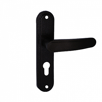 Ручка на планке  VЕTTORE 55.323 MP (под цилиндр)  (Порошковый) Ручка на планке  VЕTTORE 55.323 MP (под цилиндр)  (Порошковый)