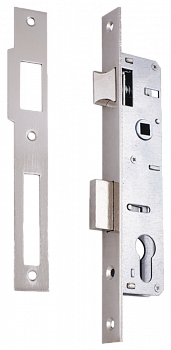 Замок врезной узкопрофильный под цилиндр VETTORE 192P-25 CP (Хром) Замок врезной узкопрофильный под цилиндр VETTORE 192P-25 CP (Хром)