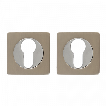 Декоративная накладка под цилиндр VETTORE ET 0601 SN/CP (Сатин/Хром)