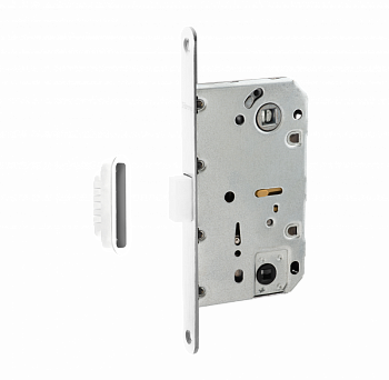 Межкомнатный механизм под фиксатор VETTORE WC 410 B-S MAGNET  MWP (Белый Матовый)