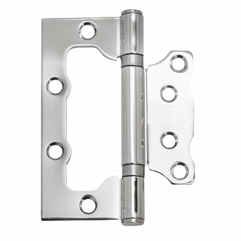 Петля накладная VETTORE FLUSH 100×75×2.5mm CP (Хром)