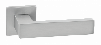 Ручка цинковая на тонком квадратном основании ABRISS R50.150 MSN (Сатин)