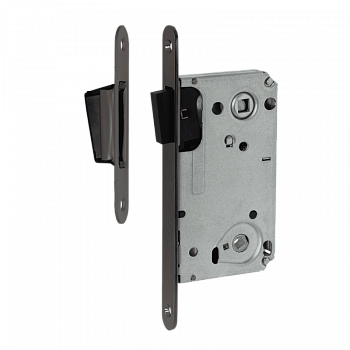 Межкомнатный механизм под фиксатор  VЕTTORE WC 530 B-S MAGNET  MBP  (Чёрный Матовый)