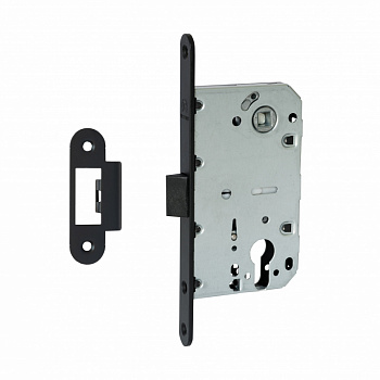 Межкомнатный механизм под цилиндр VETTORE 410 C-S KEVLAR MBP (Чёрный Матовый)