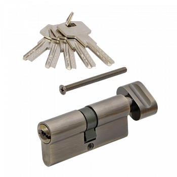 Цилиндровый механизм  VЕTTORE ZN M60 ZC AB (30T*30), 5 ключей  (Бронза)