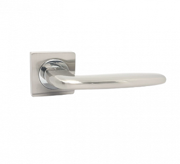 Ручка на раздельном основании VETTORE R06.057 SN/CP (Сатин/Хром)