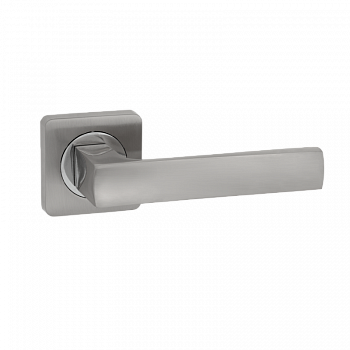 Ручка на раздельном основании  VЕTTORE R06.085  SN/CP  (Сатин/Хром)